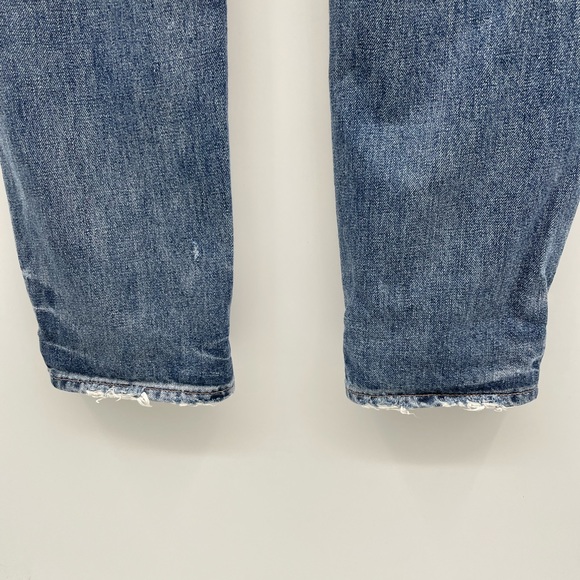 J crew broken in boyfriend blue distressed jean - Picture 12 of 13